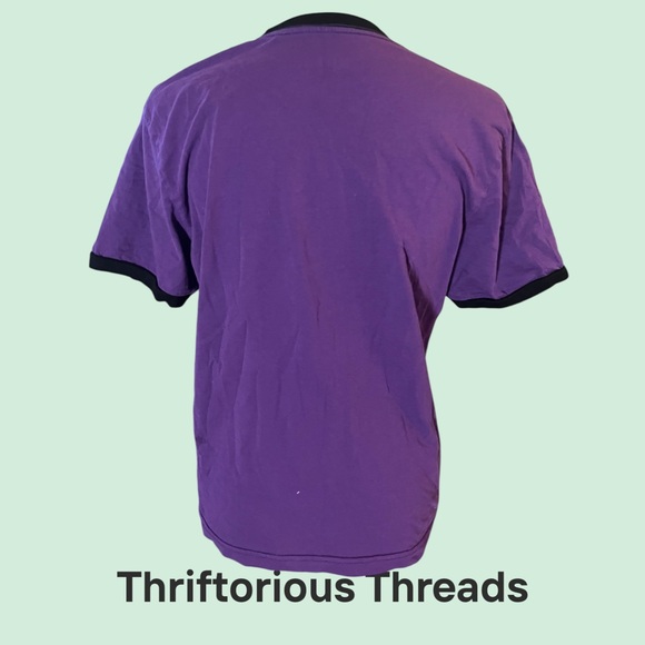Guess Violet Tee with Silver Logo - Picture 2 of 3